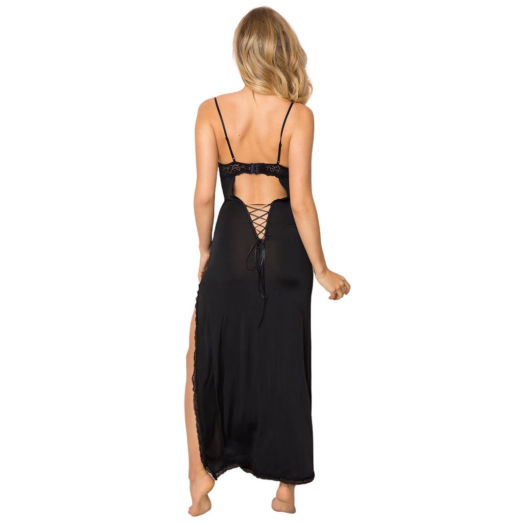 Side Open Nightgown-NG-37049