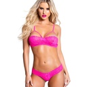 Half Cup Lingerie Set-LS-06316
