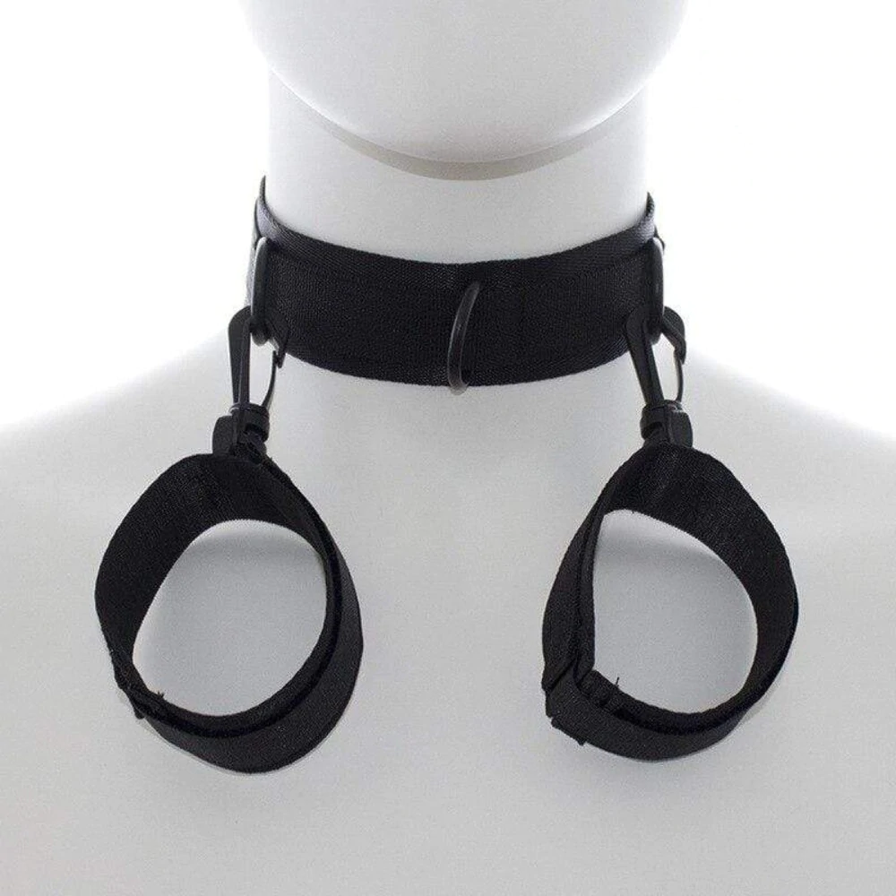Collar To Wrist Restraints BDSM-CL-01035